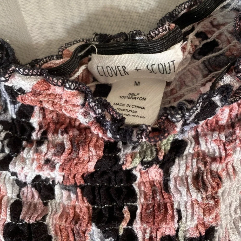 Clover+scout Off shoulder blouse size M - Picture 5 of 6